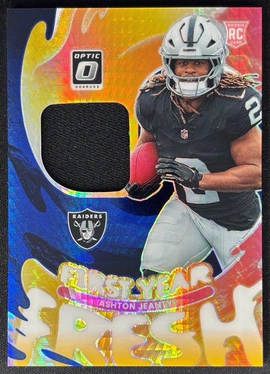 Ashton Jeanty 2025 Donruss Optic First Year Fresh Raiders - sports trading card - Wayne Collection