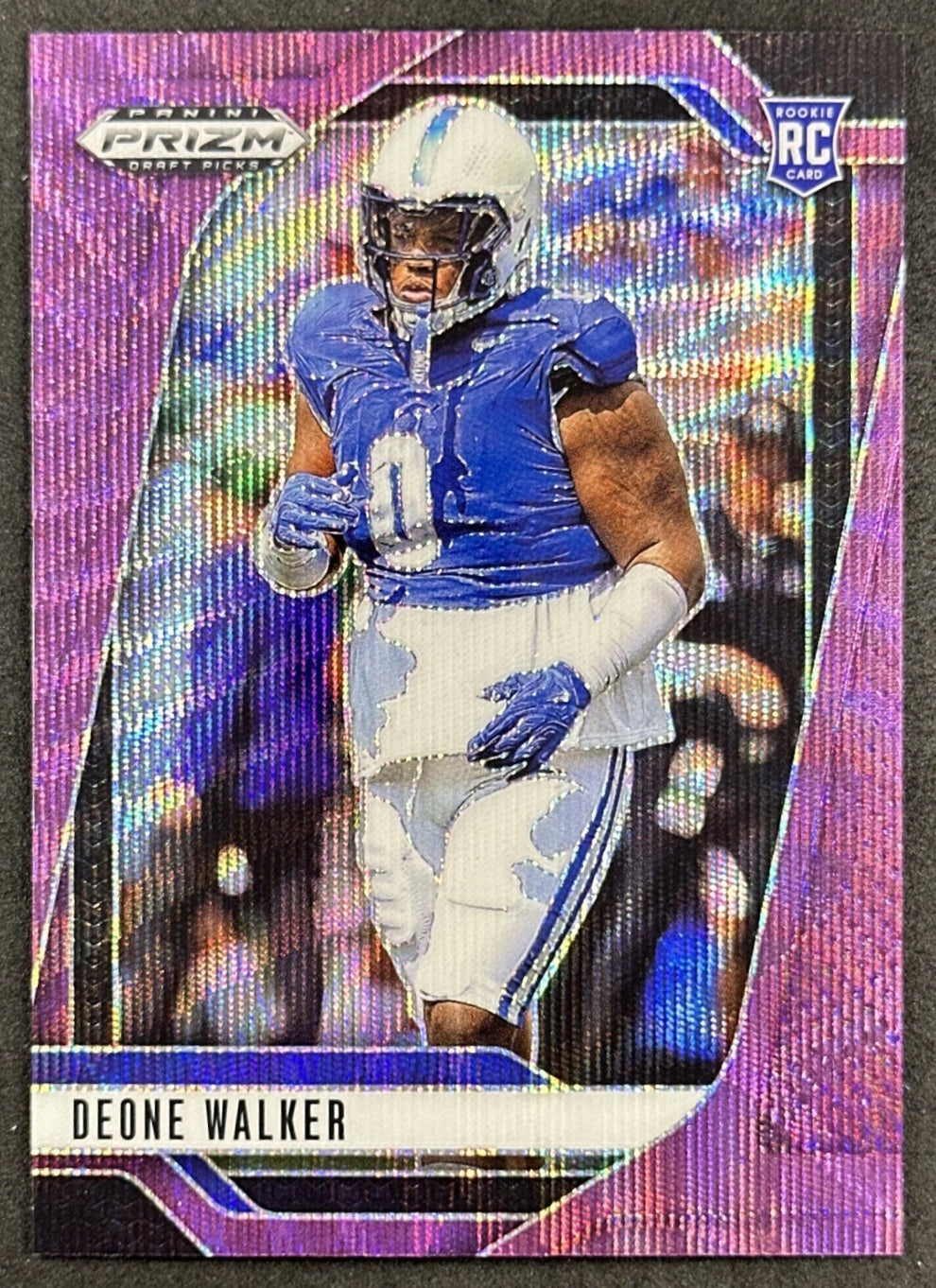Deone Walker 2025 Panini Prizm Draft Picks Purple Wave Wildcats Bills