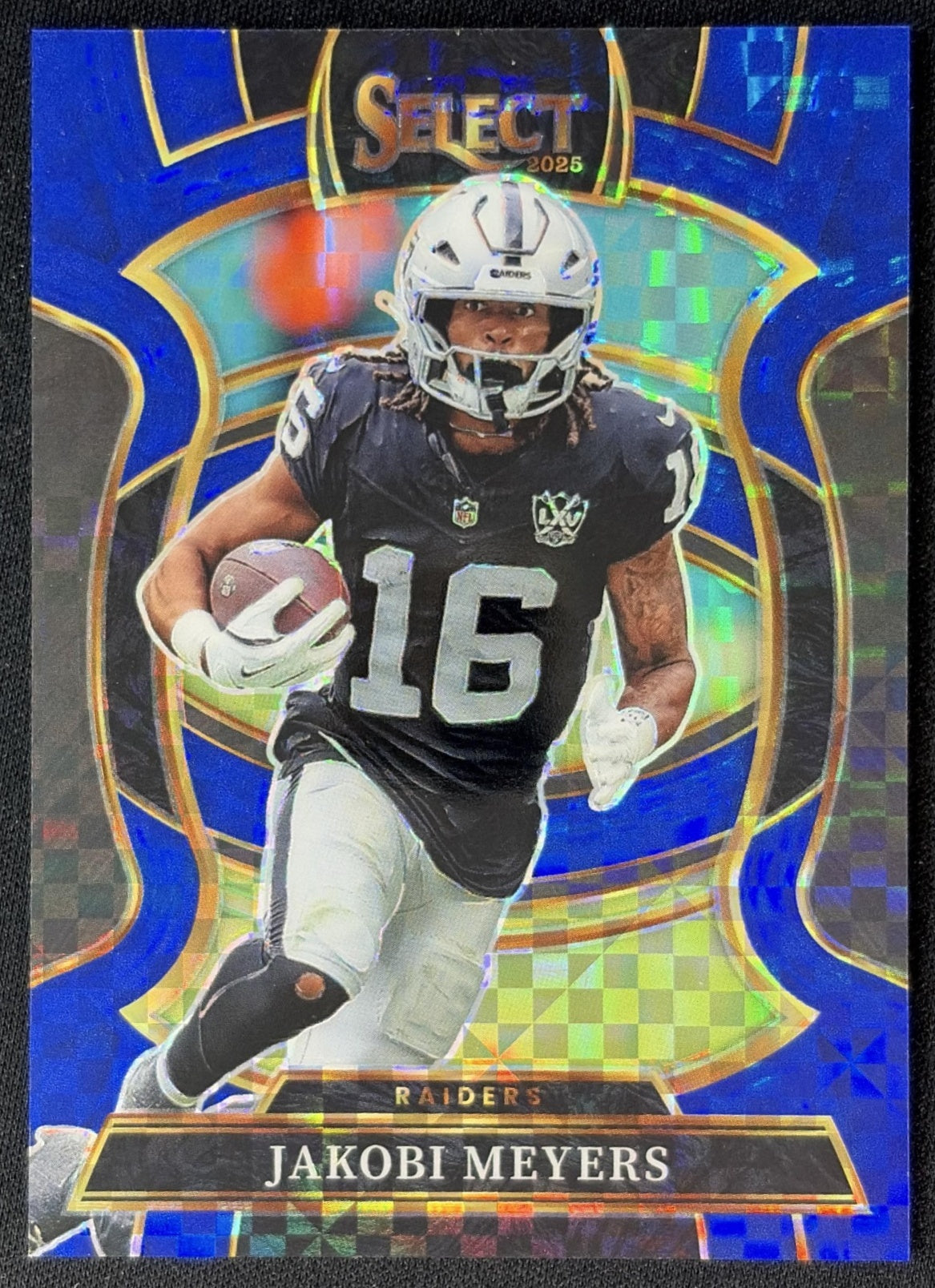 Jakobi Meyers 2025 Panini Select Concourse Blue Prizm /249 Raiders