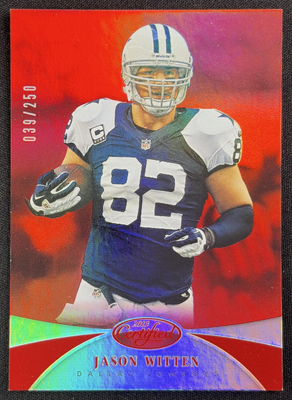 Jason Witten 2013 Panini Certified Mirror Red /250 Dallas Cowboys