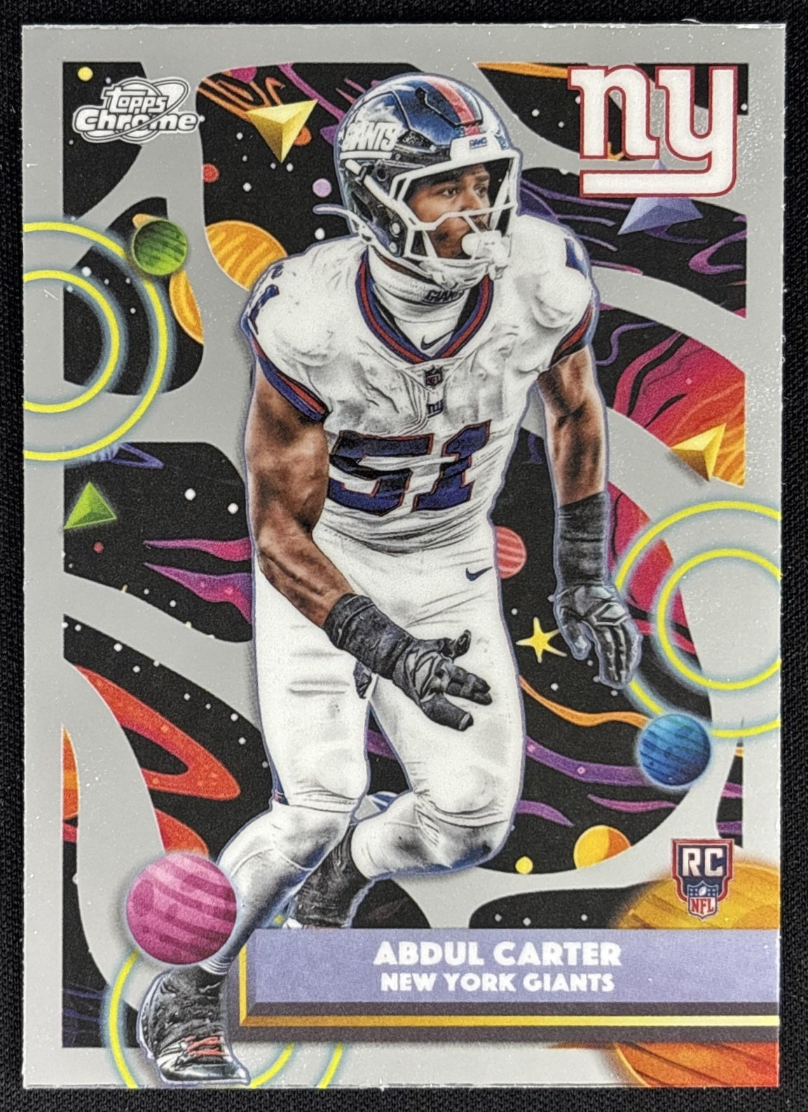 Abdul Carter 2025 Topps Cosmic Chrome Giants