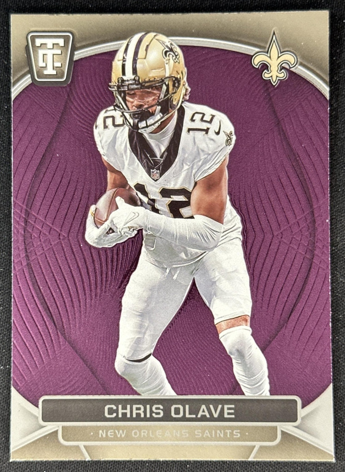 Chris Olave 2024 Panini Totally Certified Marron Saints front