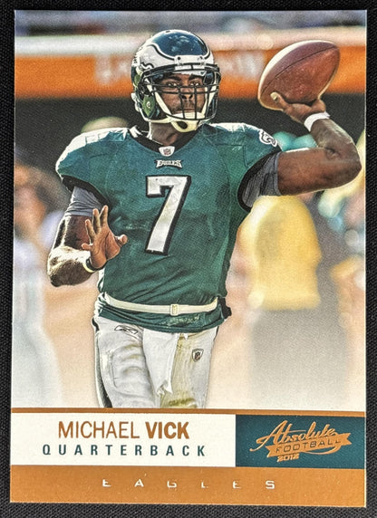 Michael Vick 2012 Panini Absolute Eagles Sports Trading Card