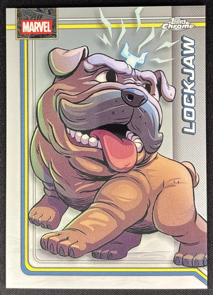Lockjaw 2026 Topps Chrome Marvel Comics