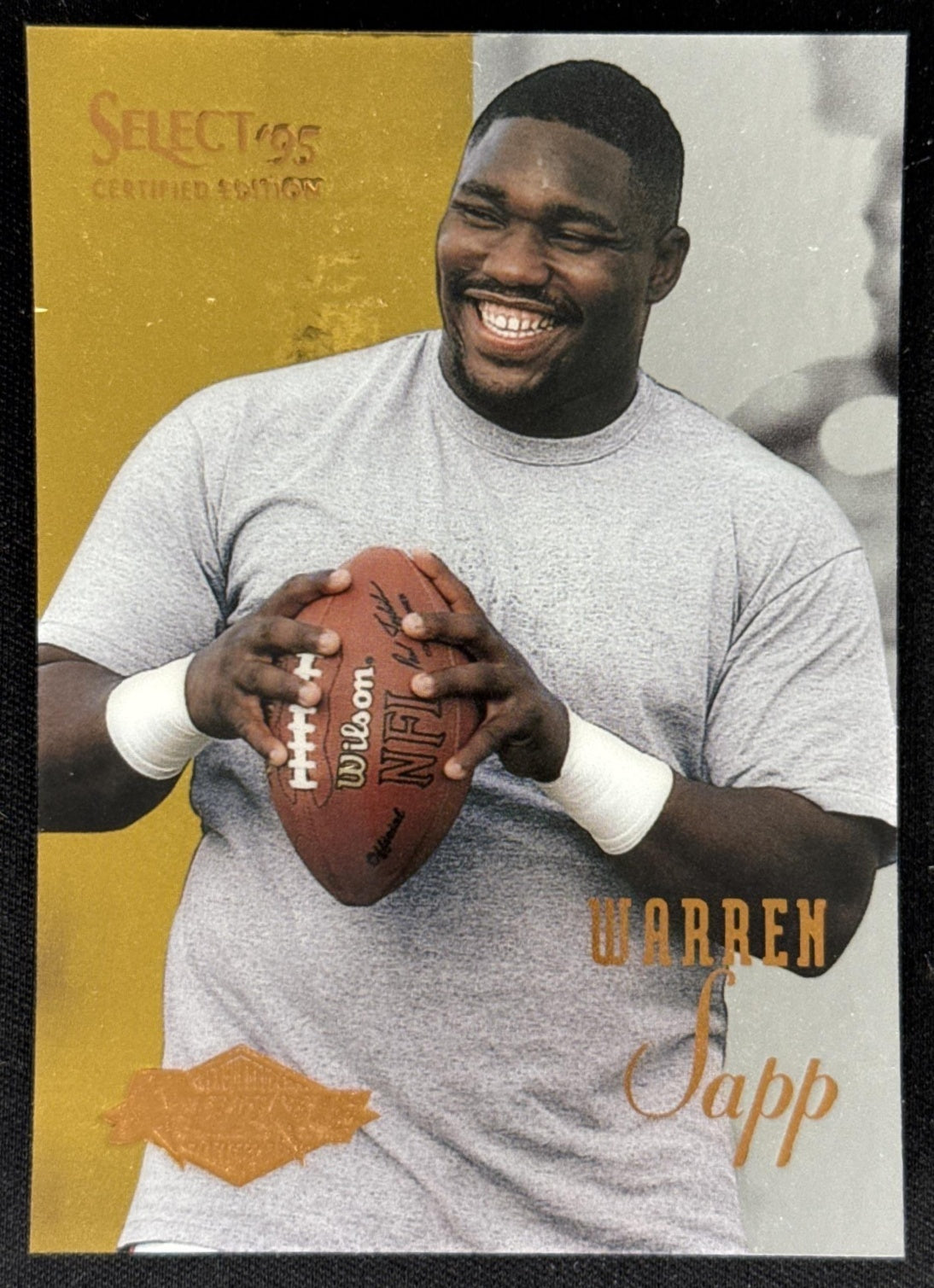 Warren Sapp 1995 Pinnacle Select Certified Buccaneers Sports Trading Card