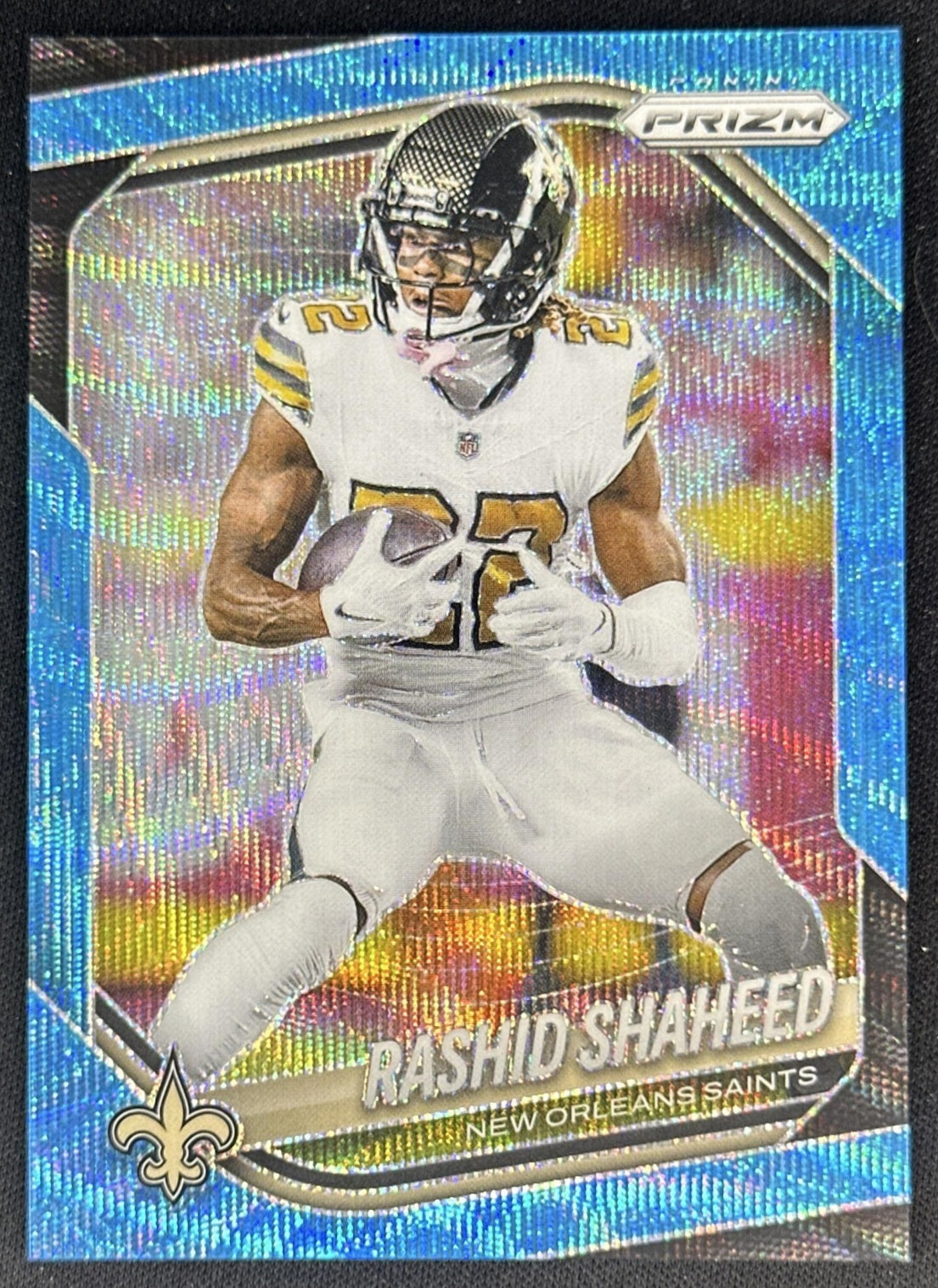 Rashid Shaheed 2025 Panini Prizm Blue Wave /230 Saints Default Title Sports Trading Cards