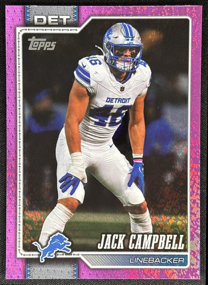 Jack Campbell 2026 Topps Pink Diamante Foil Lions
