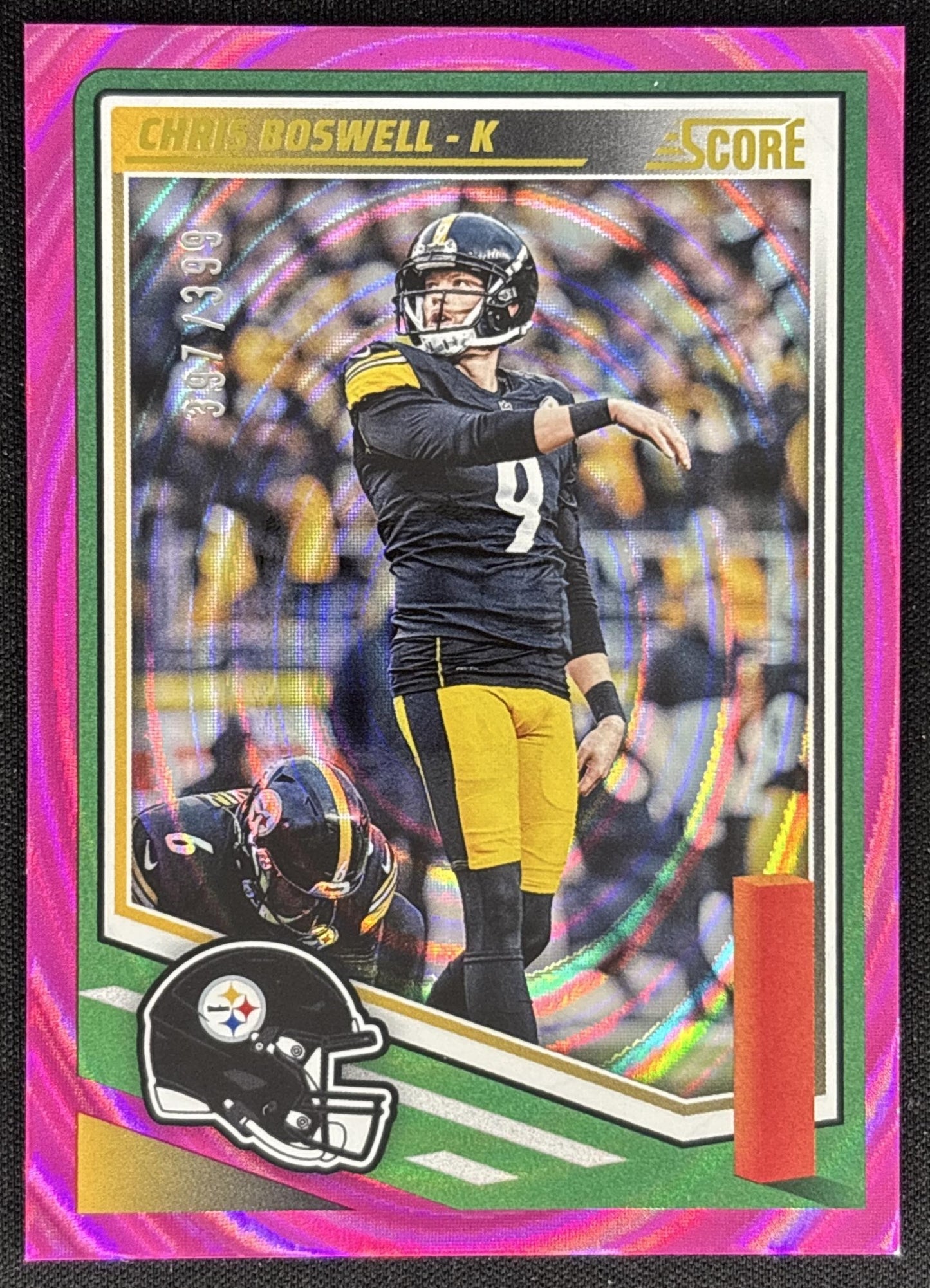 Chris Boswell 2025 Panini Score Ellipse /399 Steelers