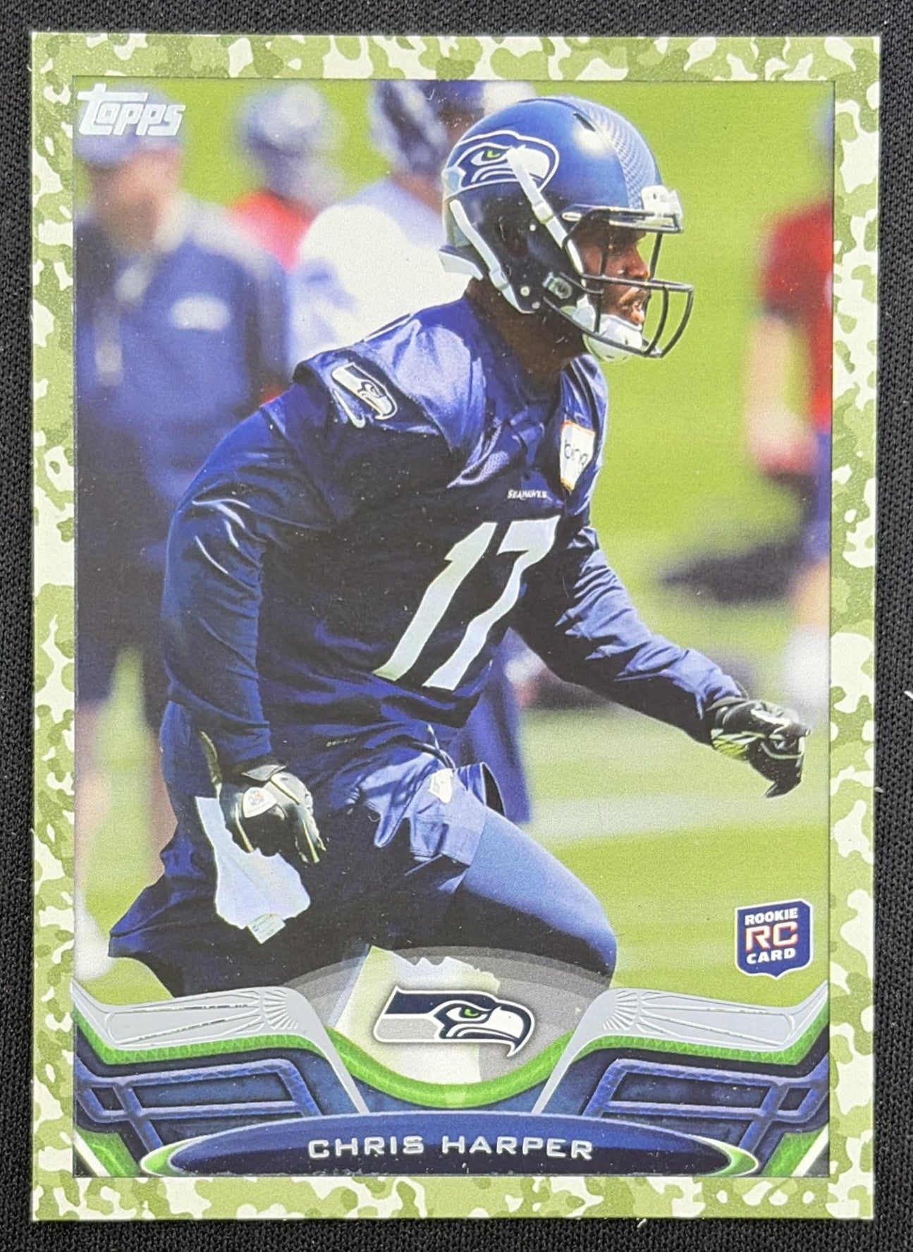 Chris Harper 2013 Topps Camo /399 Seahawks front