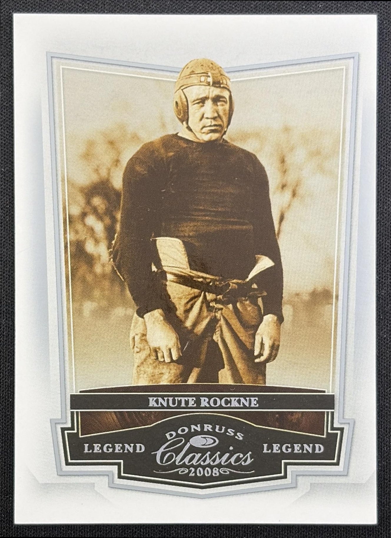 Knute Rockne 2008 Donruss Classics /999 Fighting Irish Notre Dame Fighting Irish