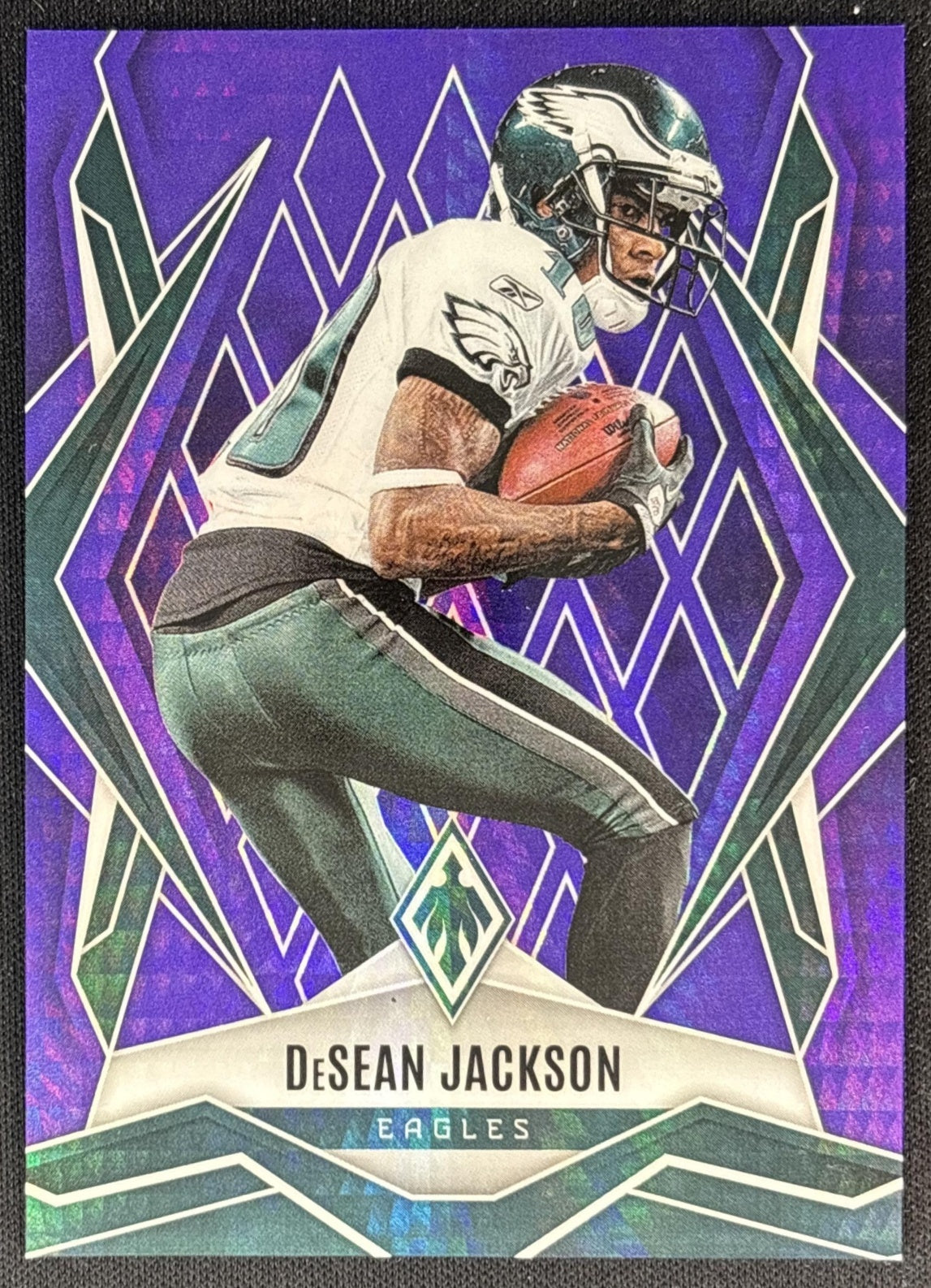 DeSean Jackson 2025 Panini Phoenix Purple Hyper Prizm /249 Eagles front