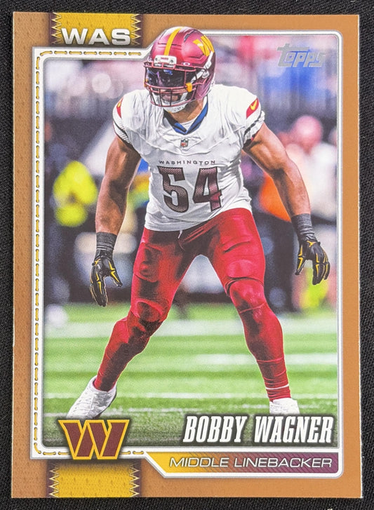Bobby Wagner 2026 Topps Gold /2026 Commanders Sports Trading Card