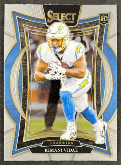 Kimani Vidal 2024 Select Concourse Chargers Sports Trading Cards