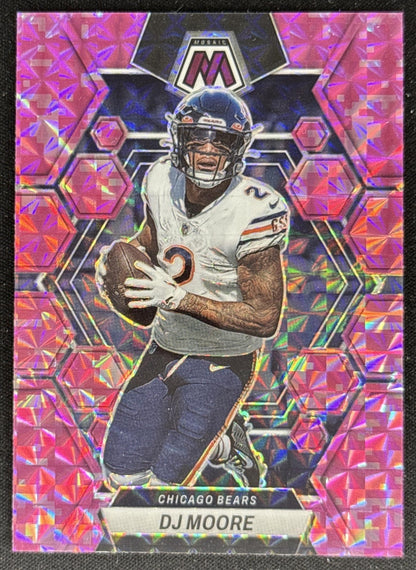 DJ Moore 2023 Panini Mosaic Camo Pink Mosaic Bears Default Title Sports Trading Card