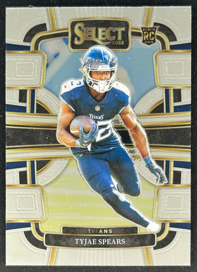 Tyjae Spears Select Concourse Tennessee Titans Sports Trading Cards