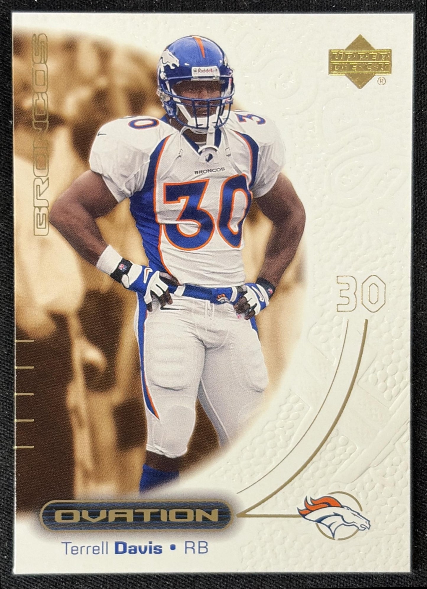 Terrell Davis 2000 Upper Deck Ovation Broncos