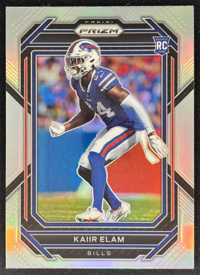 Kaiir Elam 2022 Panini Prizm Silver Bills Sports Trading Cards