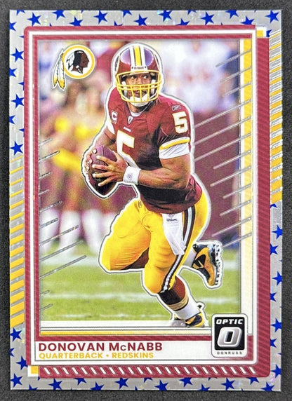 Donovan McNabb 2025 Panini Donruss Optic Stars Prizm Redskins Default Title Sports Trading Card