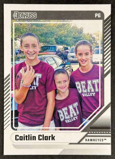 Caitlin Clark 2024 Collection Donruss Hawkeyes Sports Trading Card