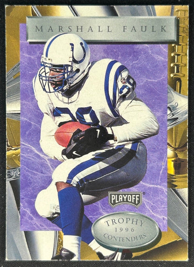 Marshall Faulk 1996 Trophy Contenders Colts