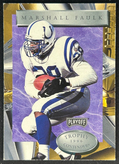 Marshall Faulk 1996 Trophy Contenders Colts