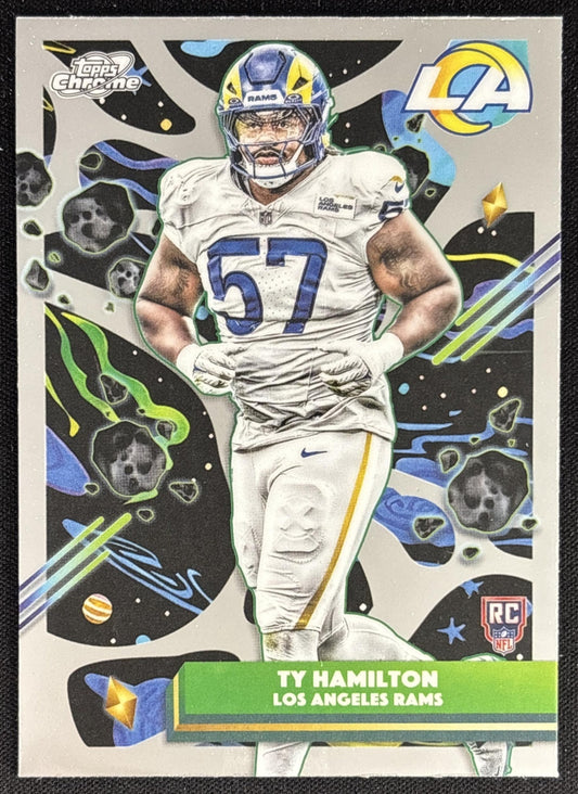 Ty Hamilton 2025 Topps Cosmic Chrome Rams