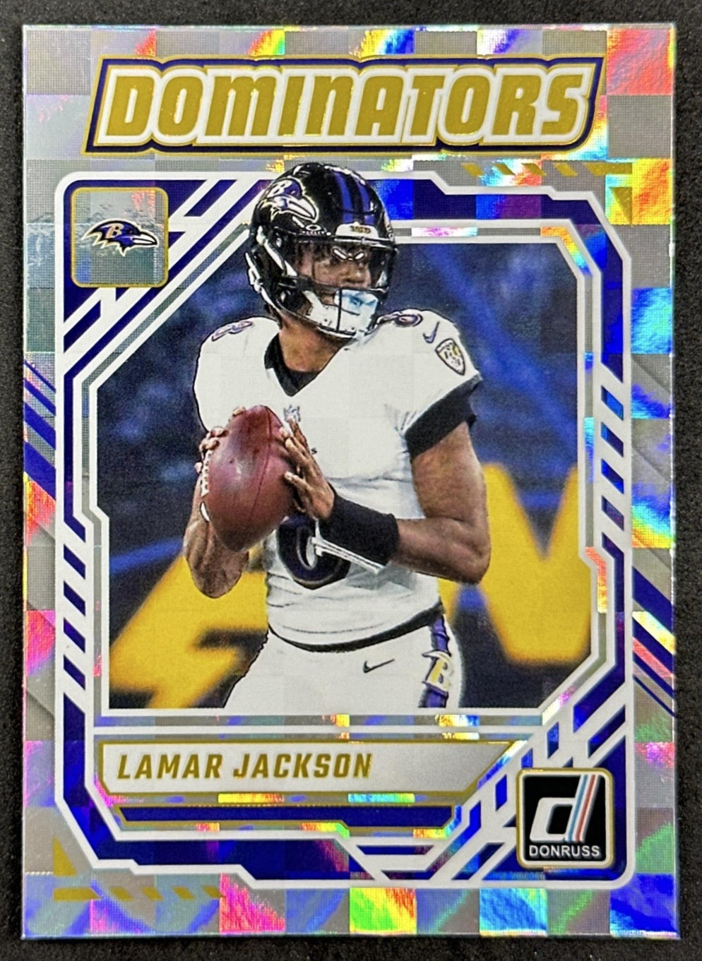 Lamar Jackson 2025 Panini Donruss Dominators Ravens