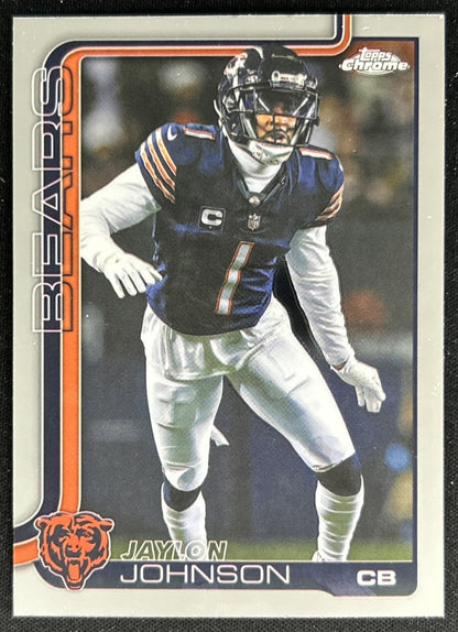 Jaylon Johnson 2025 Topps Chrome Bears Default Title