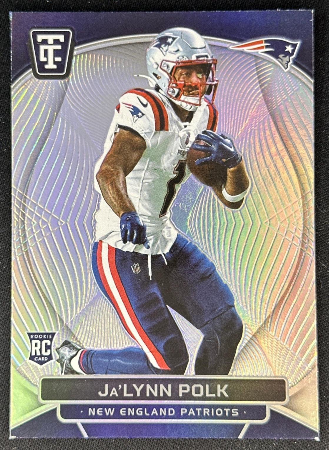 Ja'Lynn Polk 2024 Panini Certified Rookies /400 Patriots front
