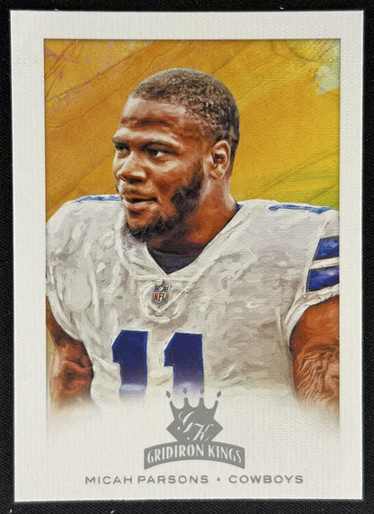 Micah Parsons 2021 Panini Chronicles Gridiron Kings Cowboys
