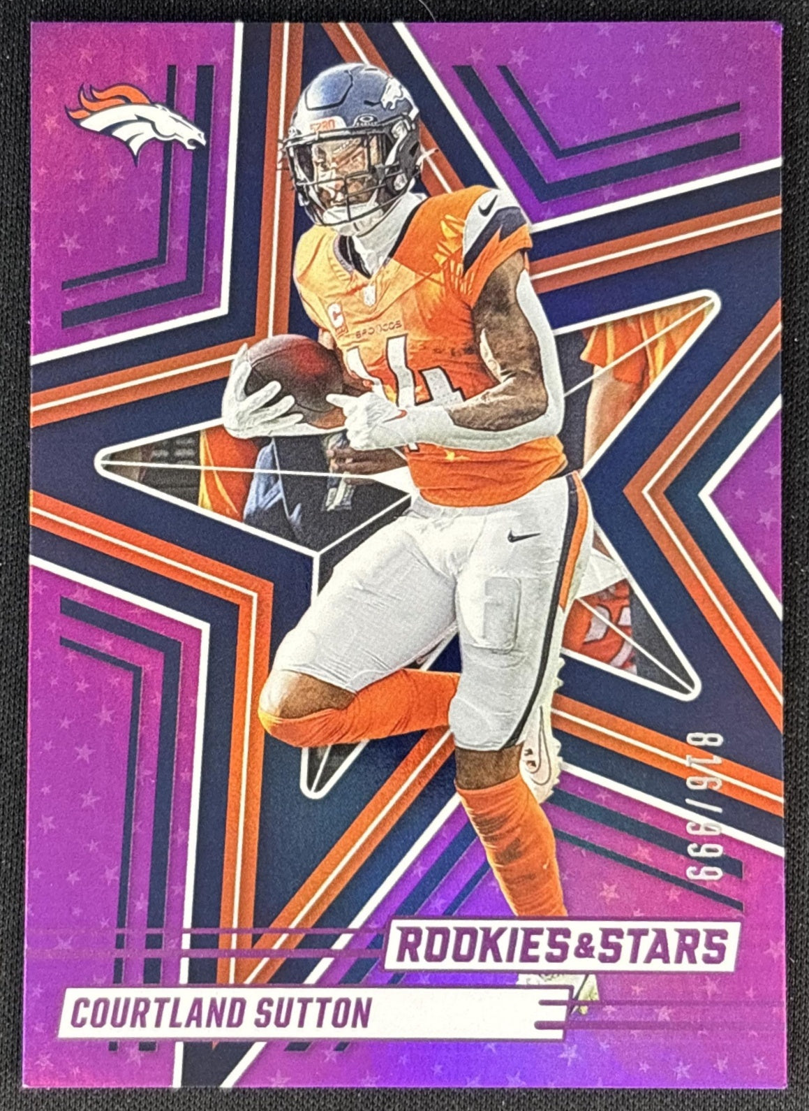 Courtland Sutton 2025 Panini Rookies & Stars Purple /999 Broncos