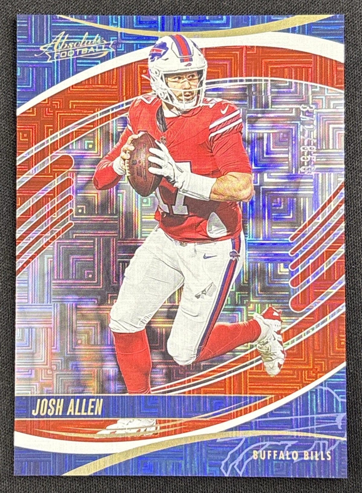 Josh Allen 2025 Panini Absolute Red Squares /850 Bills