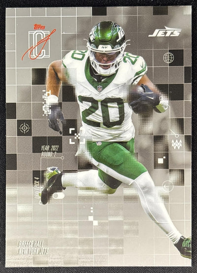 Breece Hall 2025 Topps Signature Class After Image Jets Sports Trading Cards