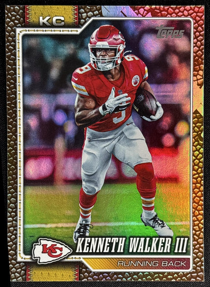 Kenneth Walker III 2026 Topps Football Leather Foil Chiefs