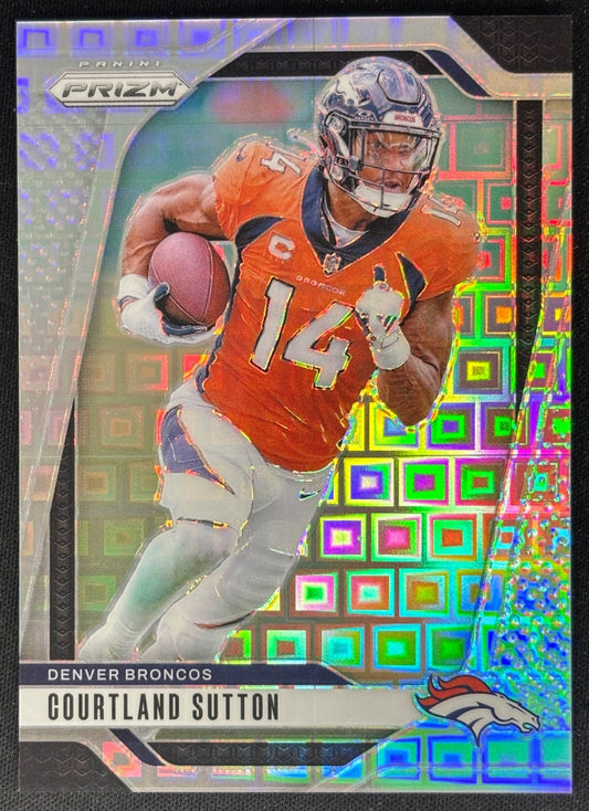 Courtland Sutton 2024 Prizm Pandora /400 Broncos - Wayne Collection