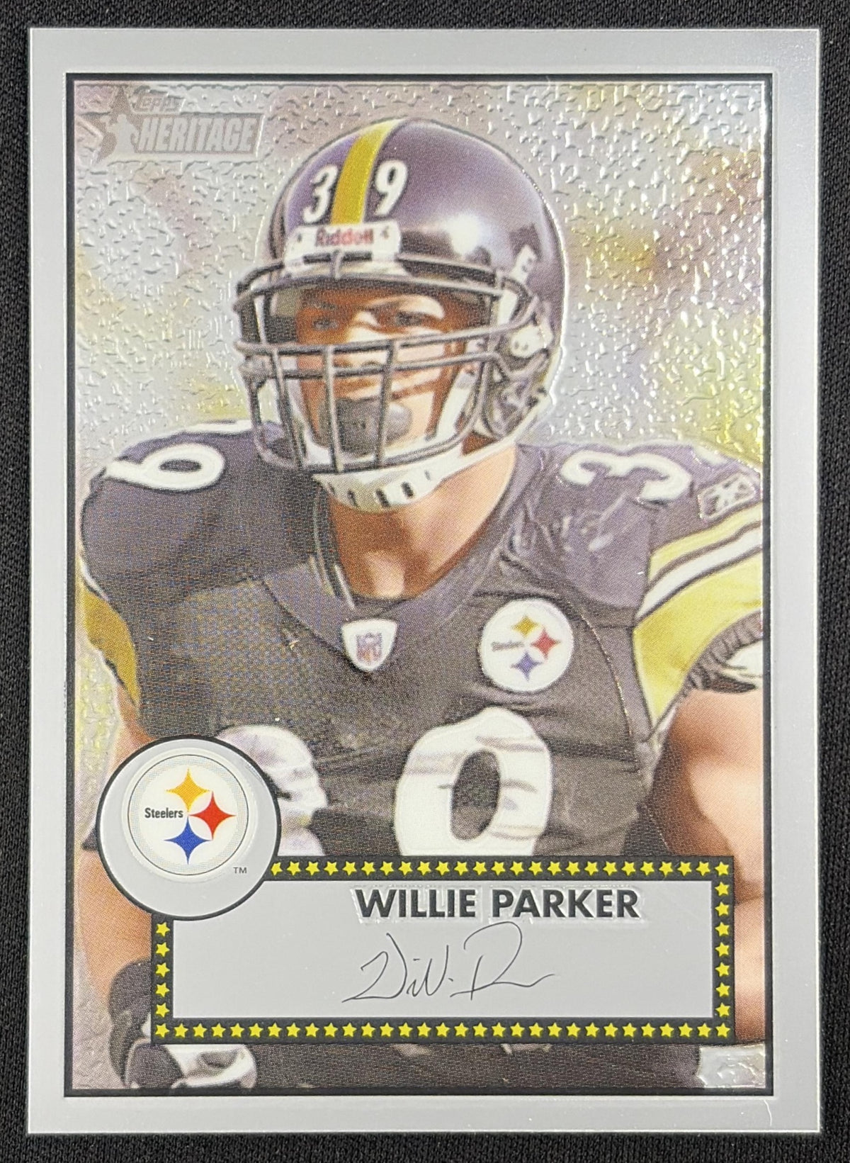 Willie Parker 2006 Topps Heritage Chrome /1952 Steelers