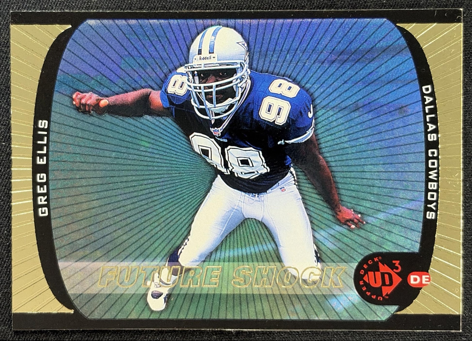 Greg Ellis 1998 Upper Deck UD3 Cowboys