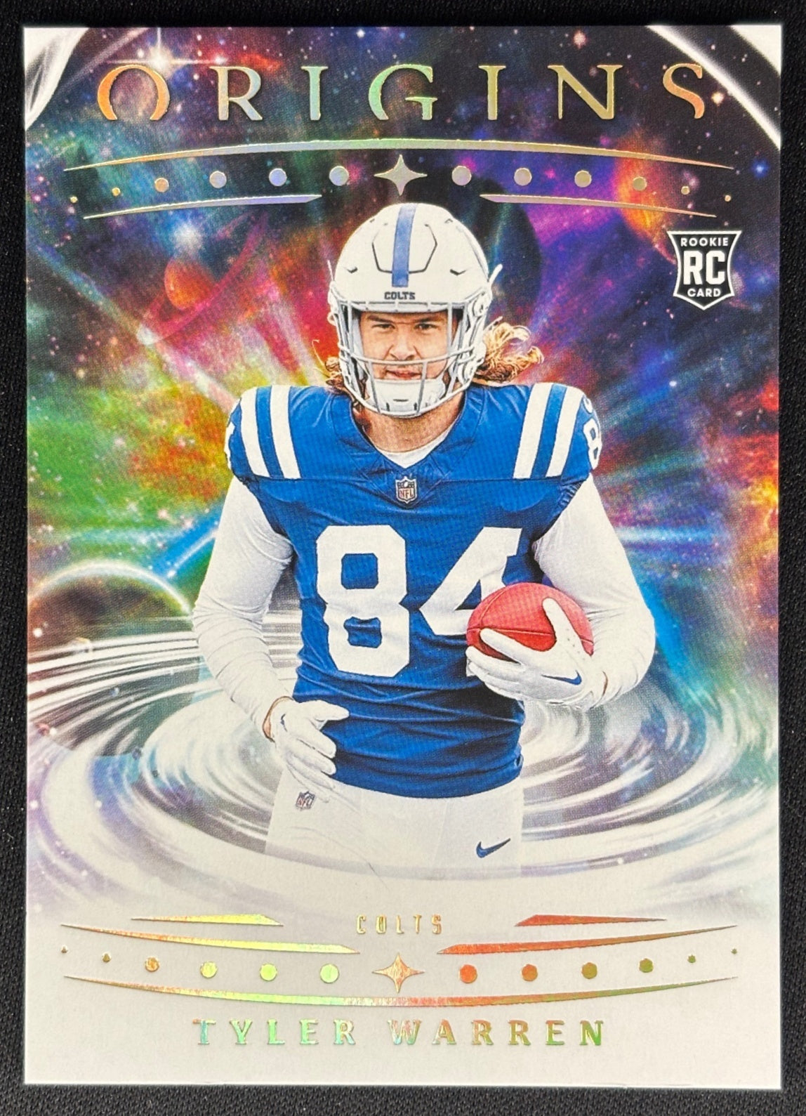Tyler Warren 2025 Origins Rookie Colts Sports Trading Card