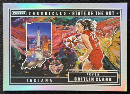 Caitlin Clark 2025 Panini Chronicled State of the Art Holo Fever 84