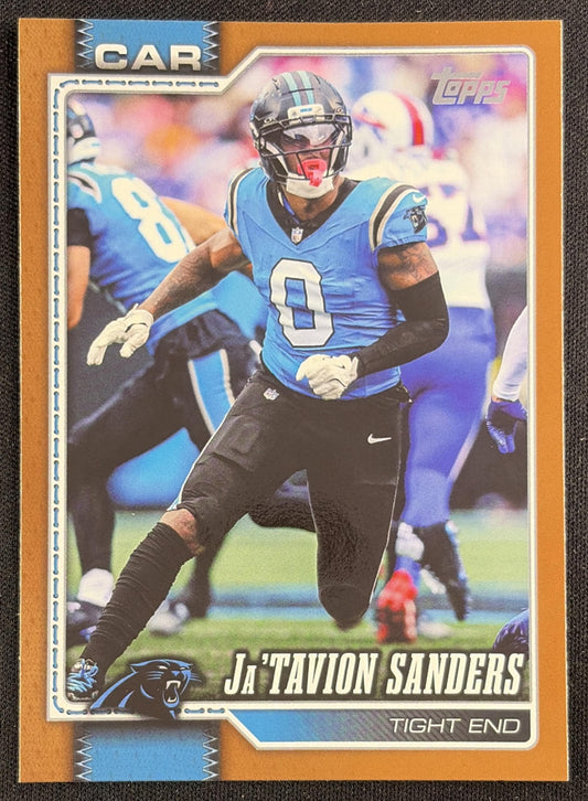 Ja'Tavion Sanders 2026 Topps Gold /2026 Panthers Sports Trading Card