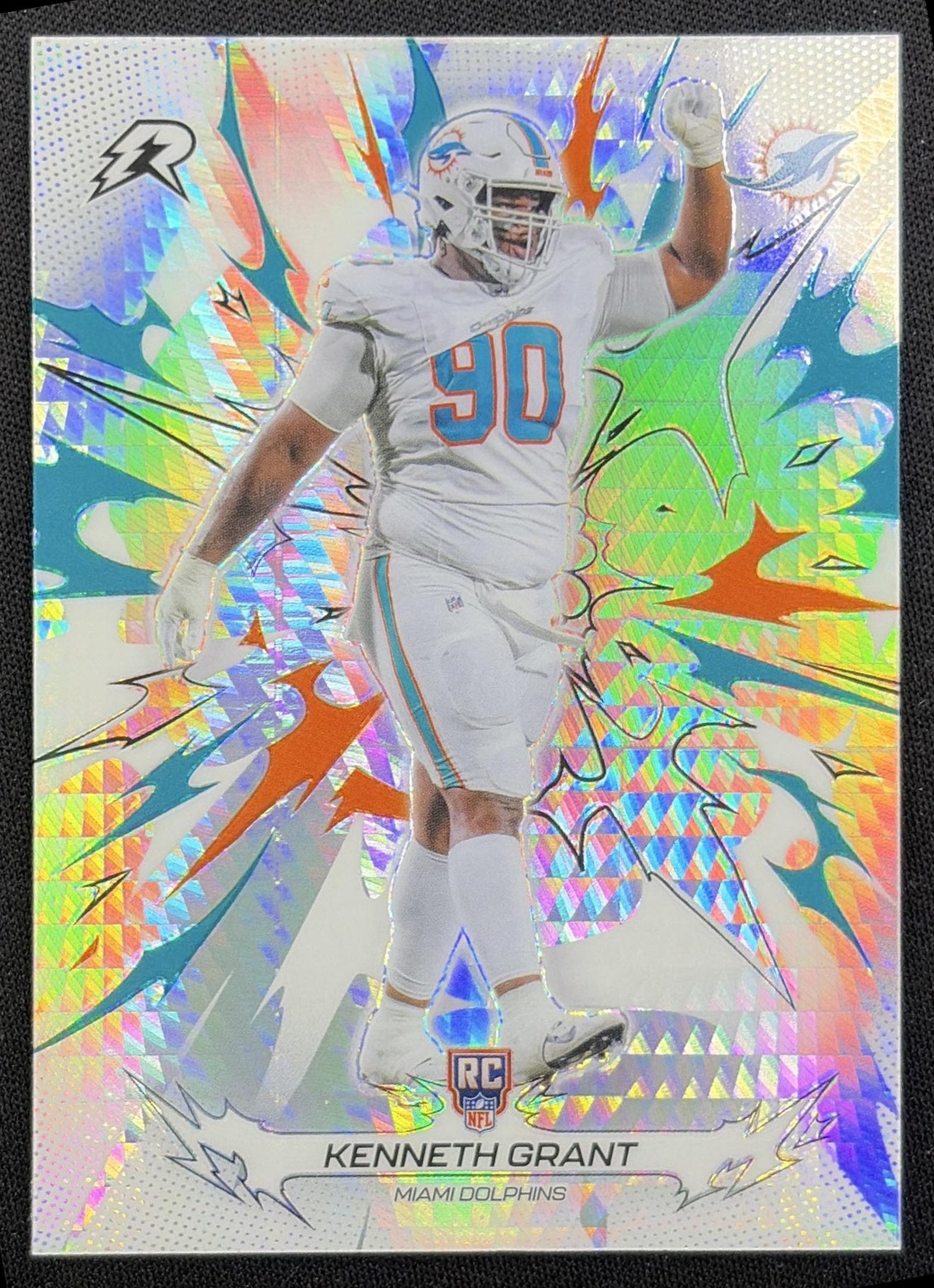 Kenneth Grant 2025 Topps Resurgence Prism Refractor Dolphins