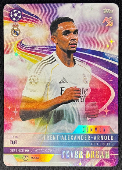 Trent Alexander-Arnold 2025 Match Attax Madness UEFA Champions League Fever Dream Real Madrid Default Title Sports Trading Cards