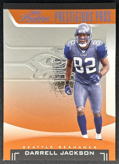 Darrell Jackson 2006 Playoff Prestige Prestigious Pros Orange /500 Seahawks front