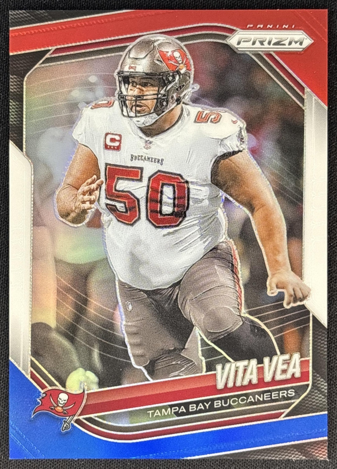 Vita Vea 2025 Panini Prizm Red White & Blue Buccaneers