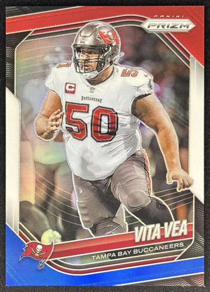 Vita Vea 2025 Panini Prizm Red White & Blue Buccaneers