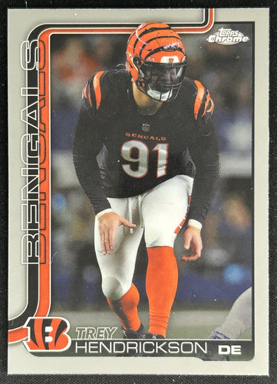 Trey Hendrickson 2025 Topps Chrome Bengals Ravens Default Title
