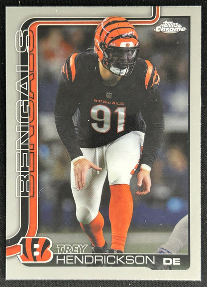 Trey Hendrickson 2025 Topps Chrome Bengals Ravens Default Title