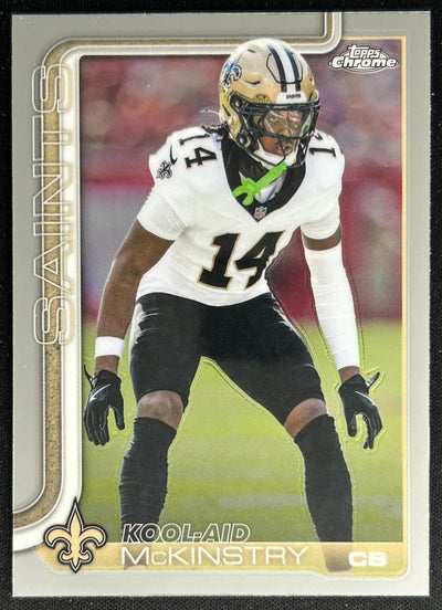 Kool-Aid McKinstry 2025 Topps Chrome Saints Sports Trading Cards