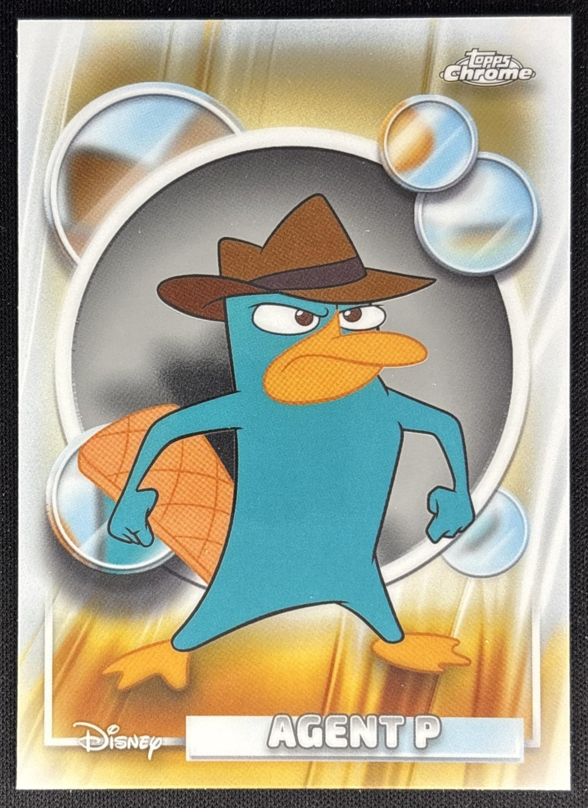 Agent P 2026 Topps Chrome Disney Phineas and Ferb front