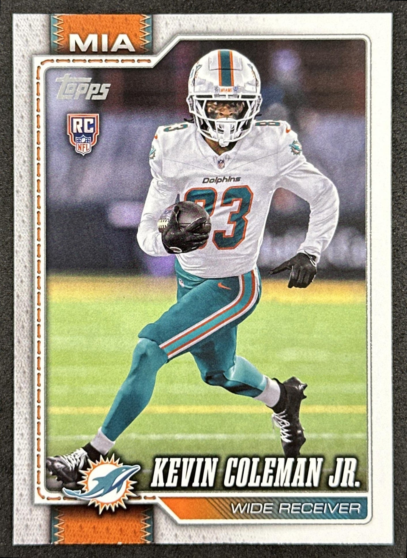 Kevin Coleman Jr. 2026 Topps Flagship Rookie Dolphins Sports Trading Cards